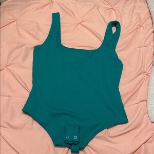 Forever 21 Teal Bodysuit